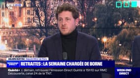 Dialogue avec Élisabeth Borne: "Ce serait faux-cul d'y aller en voulant parler d'autre chose" que la réforme des retraites, affirme Julien Bayou (EELV)