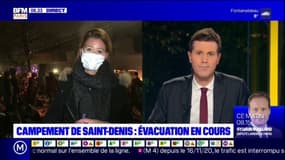 Seine-Saint-Denis: un camp de migrants évacué ce mardi matin à Saint-Denis, environ 2000 personnes délogées
