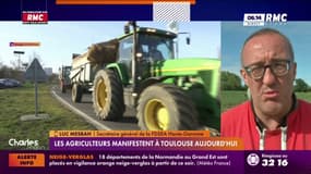 Les agriculteurs manifestent à Toulouse
