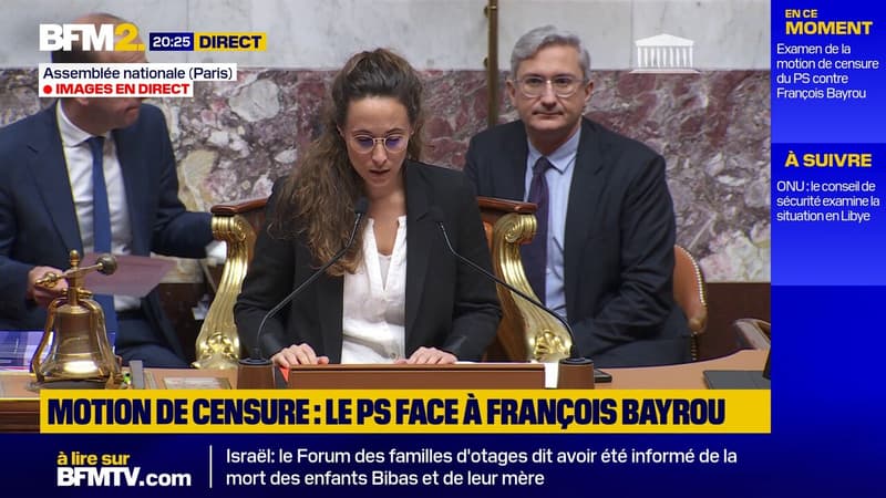 La motion de censure du PS contre François Bayrou a été rejetée par l'Assemblée nationale