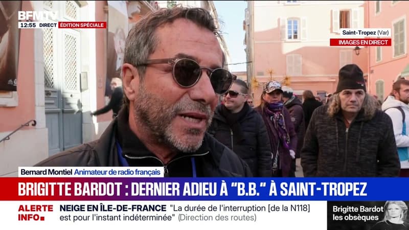 Obsèques de Brigitte Bardot: "C'était une femme libre, une femme de combats", témoigne Bernard Montiel, ami de B.B.