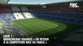 Ligue 1 : Maracineanu souhaite « un retour à la compétition avec du public »