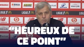 Lille 3 - 3 Strasbourg : "On est heureux de prendre un point" Genesio préfère garder le positif de ce match nul
