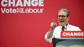 Keir Starmer à Manchester le 13 juin 2024