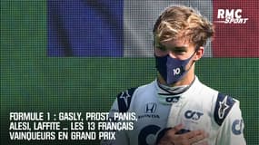 F1 : De Gasly à Prost en passant par Panis, les 13 Français vainqueurs en Grand Prix