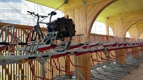 La nouvelle vélostation de la gare Lille-Europe.