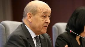 Le ministre de la Défense, Jean-Yves Le Drian, en mars. 