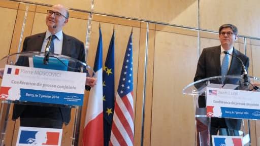 Pierre Moscovici et Jack Lew ont réagi à "The Fall of France".