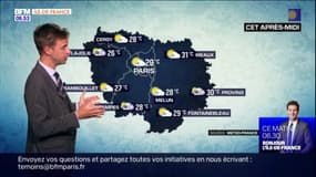 Météo Paris Ile-de-France: une journée nuageuse, des orages possibles et jusqu'à 29°C à Paris