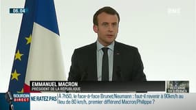 Réforme des peines: "J'invite tous ceux qui pensent que c'est du laxisme à porter un bracelet électronique au quotidien" lance Emmanuel Macron