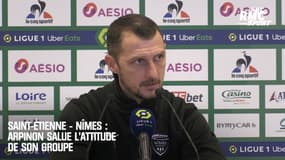 Saint-Étienne - Nîmes : "Tout le monde est soudé" salue Arpinon