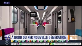 A bord du RER nouvelle génération
