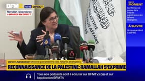 "Merci la France, merci président Macron", lance la Ministre palestinienne des Affaires étrangères 