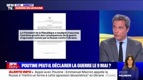 Emmanuel Macron appelle Vladimir Poutine à "permettre la poursuite des évacuations de l'usine d'Azovstal" à Marioupol 