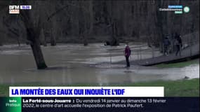 La montée des eaux inquiète en Ile-de-France