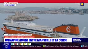 Marseille: un nouveau bateau au gaz naturel liquéfié pour faire les liaisons avec la Corse