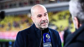 Peter Bosz, l'entraîneur de l'OL, le 5 février 2022