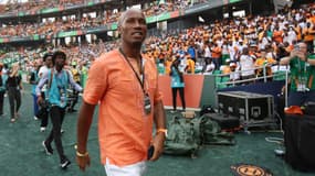 Didier Drogba le 13/01/2024 lors de la Coupe d'Afrique des nations