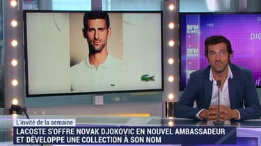 Thierry Guibert, PDG de Lacoste, était l'invité de Karine Vergniol dans "Innover pour le commerce".