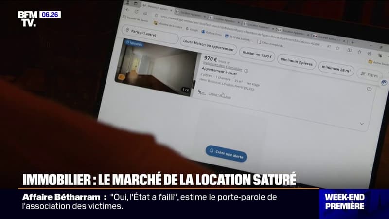 Immobilier: le marché de la location est presque saturé en France