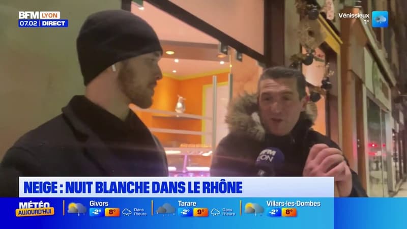 Rhône : jusqu'à 5 cm de neige ce jeudi matin