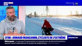 Le cycliste lyonnais Arnaud Manzanini raconte comment il a affronté le froid lors de son parcours à vélo en Laponie