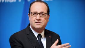 François Hollande, le 14 avril 2015 à Cahors.