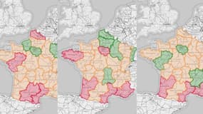 Les cartes mettent en avant de grandes disparités dans le territoire.