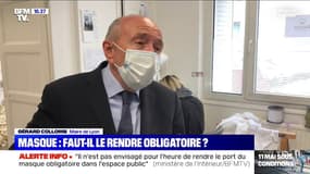 Gérard Collomb: "Plus on généralisera le masque, moins la maladie se redéveloppera"