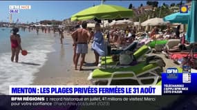 Menton: les plages privées contraintes de fermer à partir du 31 août, la mairie souhaite réaliser des travaux