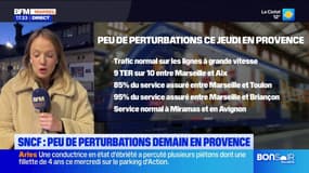 Grève SNCF: très peu de perturbations prévues jeudi dans la région