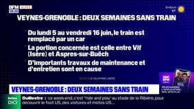 Veynes-Grenoble: deux semaines sans train