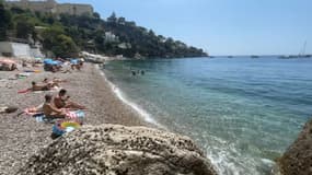 La plage de la Mala à Cap d'Ail, dans les Alpes-Maritimes.