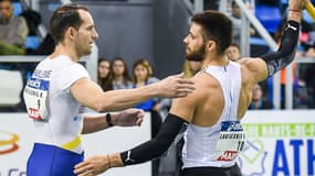Renaud et Valentin Lavillenie - Mondiaux d'athlétisme