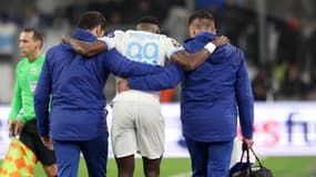 Chancel Mbemba sort sur blessure pendant OM-PSG, le 31 mars 2024