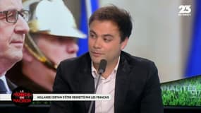#Hollande "@fhollande c'est la France à l'arrêt ! C'est un homme qui aura passé sa vie à déjeuner ! Il bavarde, il discute mais ne dit rien, c'est un vide sidéral !" @CharlesConsigny  #GGRMC 