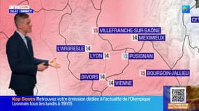 Météo Rhône: du vent, des nuages et de la pluie pour ce lundi, jusqu'à 14°C à Lyon