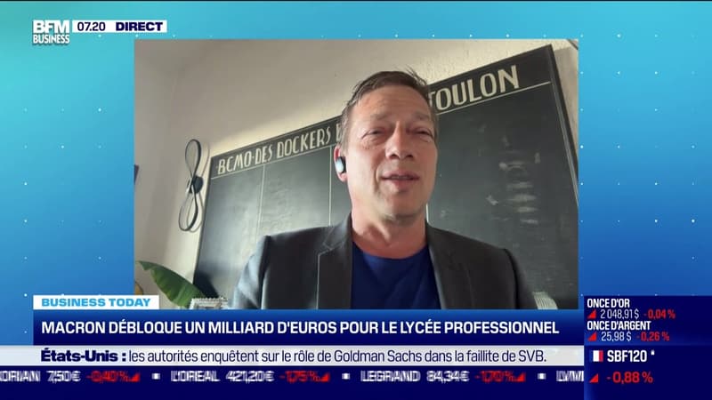 Jean-Christophe Repon (Capeb) : Macron débloque un milliard d'euros pour le Lycée professionnel - 05/05