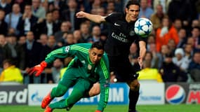 Edinson Cavani vs Keylor Navas en 2015