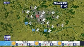 Météo Paris-Ile de France du mardi 22 novembre 2016: Une perturbation à prévoir sur l'ensemble de la région