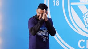 L'attaquant algérien Riyad Mahrez 