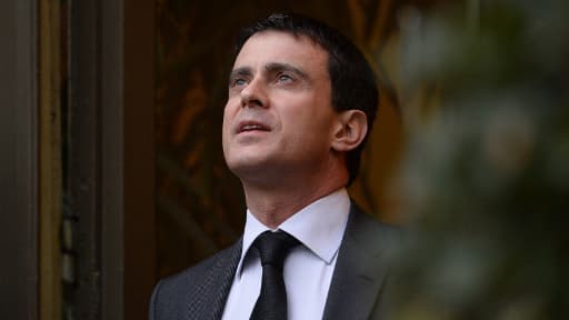 Manuel Valls au ministère de l'Interieur attend ses collègues du gouvernement pour le petit-déjeuner de rentrée, vendredi 3 janvier