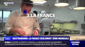 Gastronomie: la France troisième mondiale selon un classement 