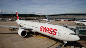 Un Boeing 777 de Swiss International Airlines (Illustration)