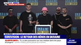 3 jours après leur victoire à l'Eurovision, le groupe Kalush Orchestra remercie "tous les pays d'avoir soutenu le moral des ukrainiens" 