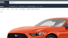 Ne manque que le bouton "Achat" sur Amazon Vehicles, qui se présente comme un comparateur en ligne et une communauté de consommateurs.