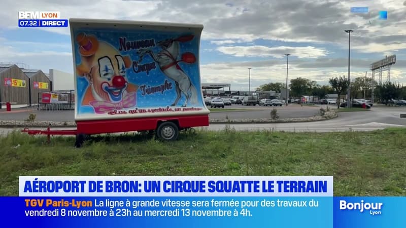 Le cirque Triomphe occupe illégalement le terrain de l'aéroport de Lyon-Bron