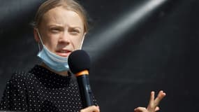 La militante suédoise de la cause climatique, Greta Thunberg, le 20 août 2020 à Berlin