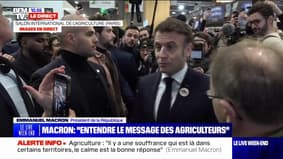 Salon de l'agriculture: Emmanuel Macron appelle à "être respectueux avec les agents" de l'Office français de la biodiversité