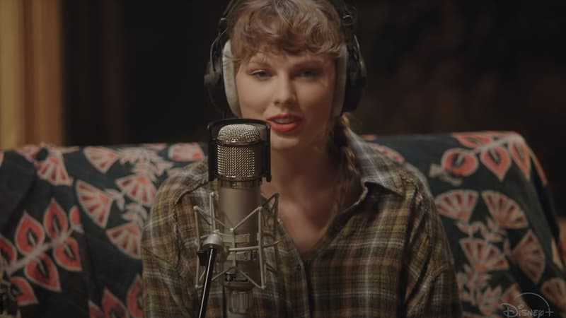 Taylor Swift dans "Folklore: the long pond studio sessions", sur Disney+